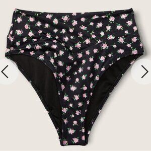 NWT Victoria Secret PINK V CROSSOVER HIGH-WAIST BIKINI BOTTOM  medium
